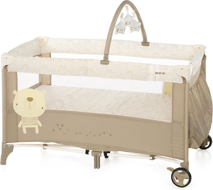 JANÉ Postýlka cestovní Duo Level Toys Glitter - obrázek 1