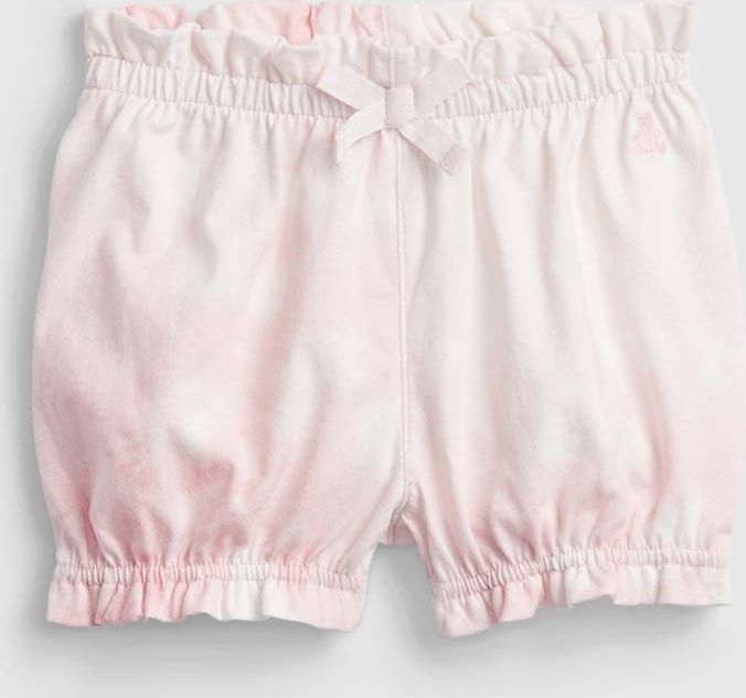 GAP Kalhoty krátké White-Pink dívka 12-18m - obrázek 1
