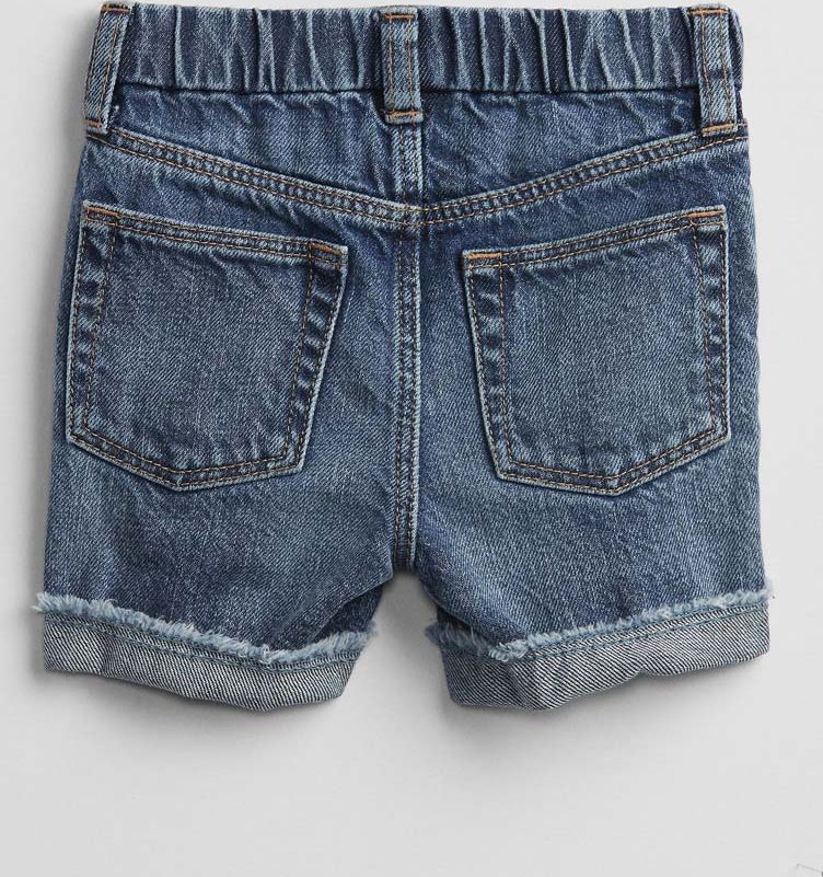 GAP Kalhoty krátké Denim neutrál 12-18m - obrázek 2