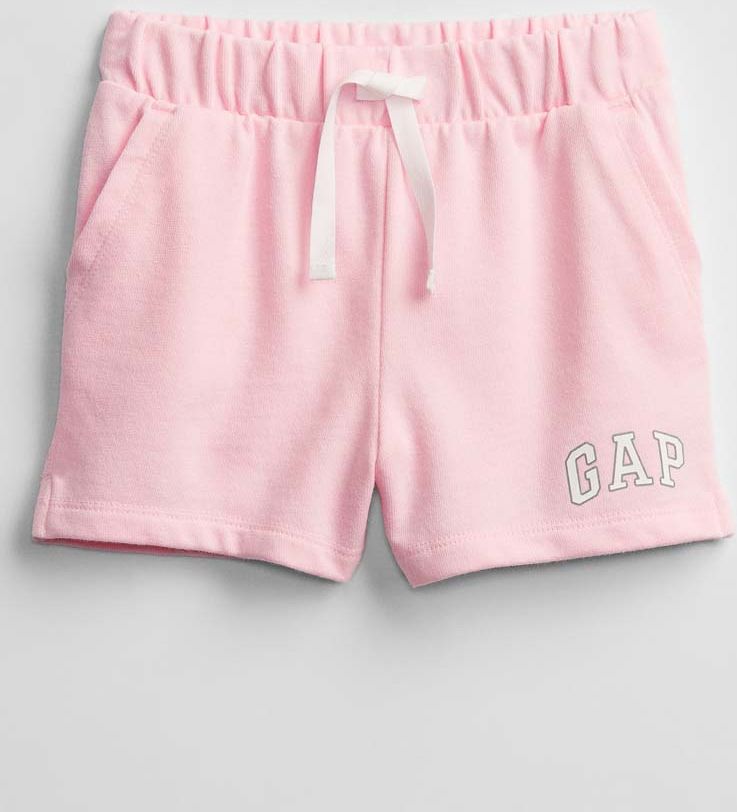 GAP Kalhoty krátké Light Pink Logo dívka 2r - obrázek 1