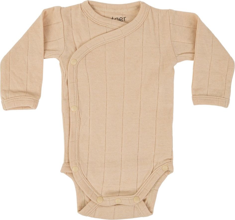 LODGER Body dětské s dlouhými rukávy Romper Tribe Linen vel. 62 - obrázek 1