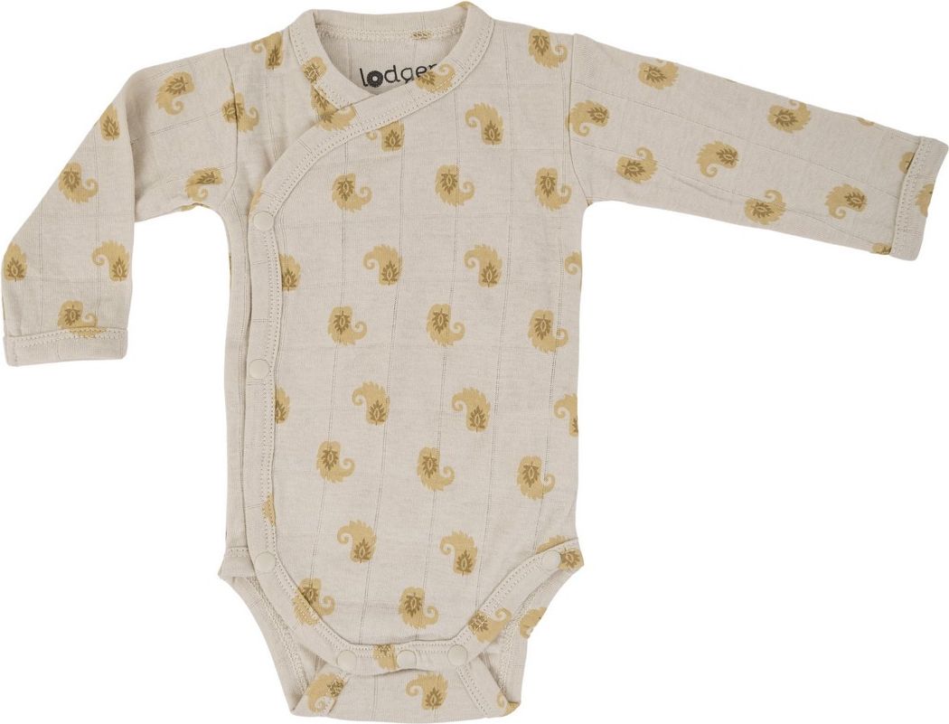 LODGER Body dětské s dlouhými rukávy Romper Flame Tribe Birch vel. 68 - obrázek 1