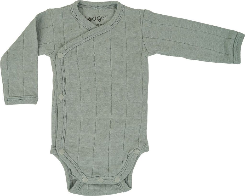 LODGER Body dětské s dlouhými rukávy Romper Tribe Silt Green vel. 62 - obrázek 2