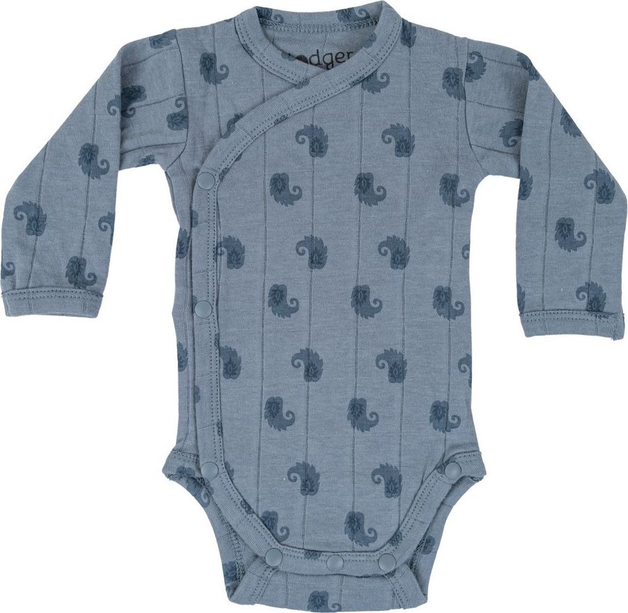 LODGER Body dětské s dlouhými rukávy Romper Flame Tribe Ocean vel. 62 - obrázek 1