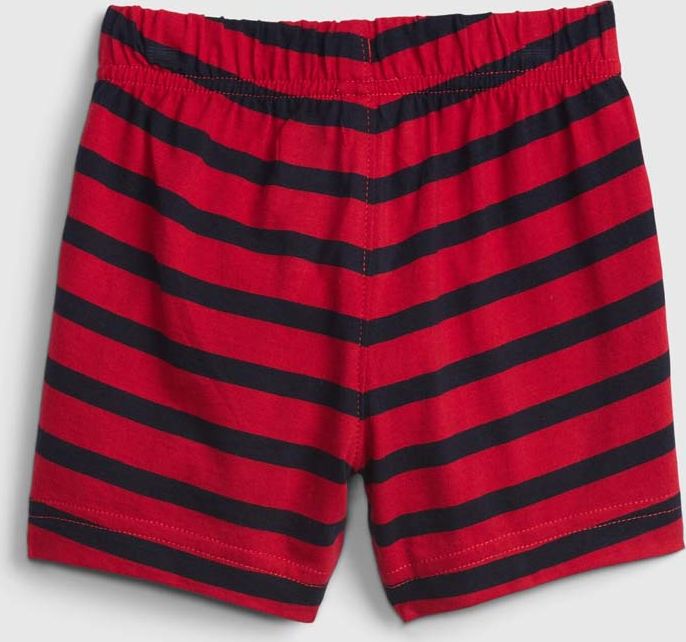 GAP Kalhoty krátké Red-Black Stripes chlapec 3-6m - obrázek 2