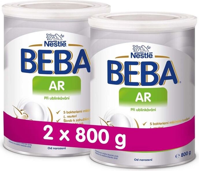 2x BEBA AR 800 g - Kojenecké mléko při ublinkávání - obrázek 1