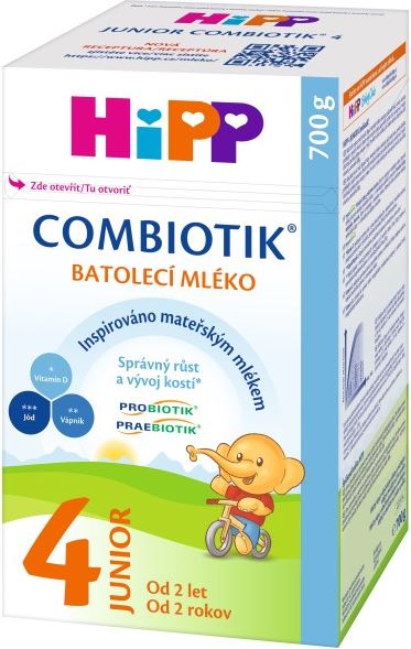2x HiPP 4 Junior Combiotik - batolecí mléko od uk. 2. roku, 700 g - obrázek 2