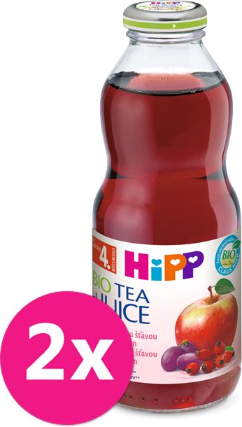 2x HiPP BIO Šípkový čaj se šťávou z červených plodů 500 ml - obrázek 1