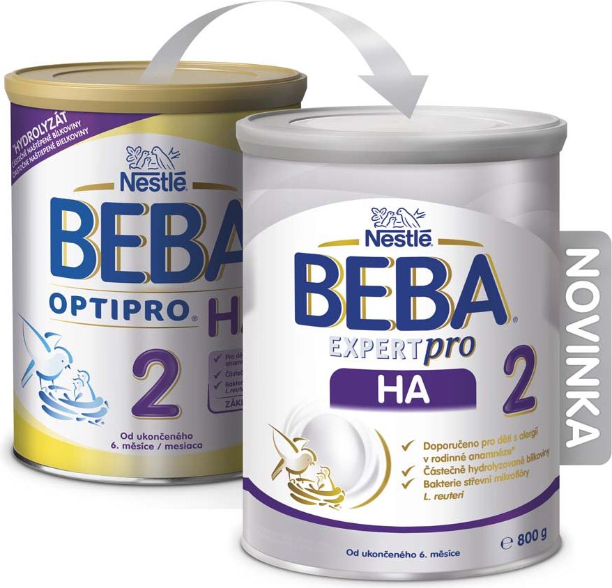 4x BEBA EXPERTpro HA 2, 800 g - Pokračovací kojenecké mléko - obrázek 6