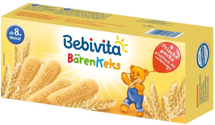 2x BEBIVITA Medvědí sušenky 180 g - obrázek 2