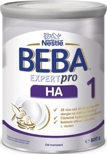 2x BEBA EXPERTpro HA 1, mléčná kojenecká výživa 800 g - obrázek 2