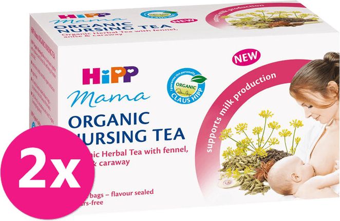 2x HiPP MAMA Bio čaj pro kojící matky 20x1,5g - obrázek 1
