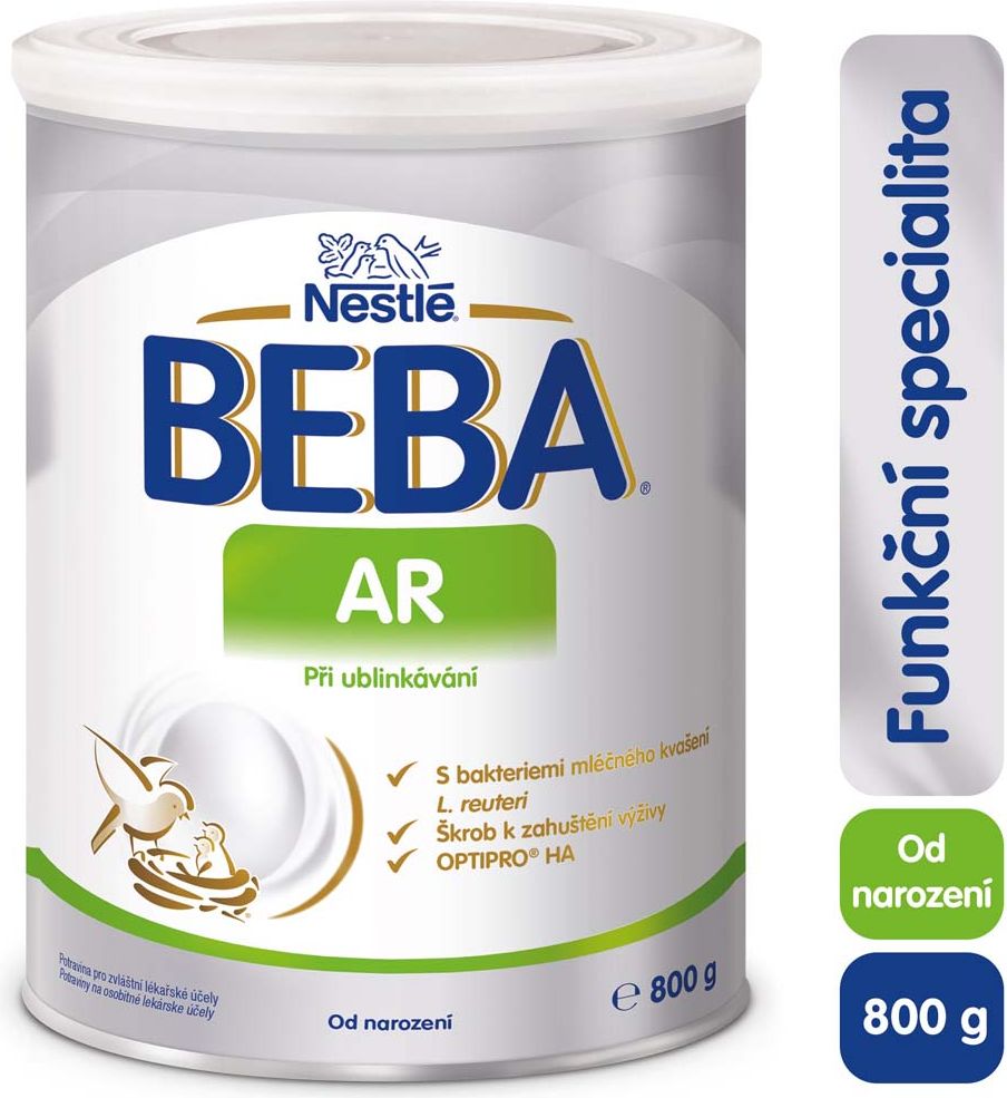 4x BEBA AR 800 g - Kojenecké mléko při ublinkávání - obrázek 3