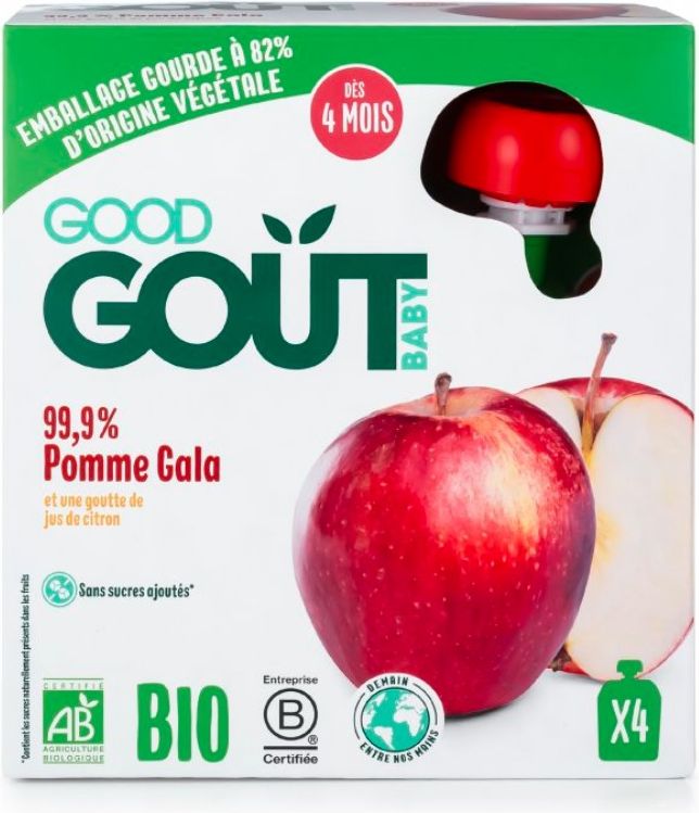 Good Gout BIO Jablko 4 x 85g - obrázek 1