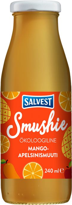 Salvest Smushie BIO Ovocné smoothie s mangem, ananasem a pomerančovou dužinou 240 ml - obrázek 1