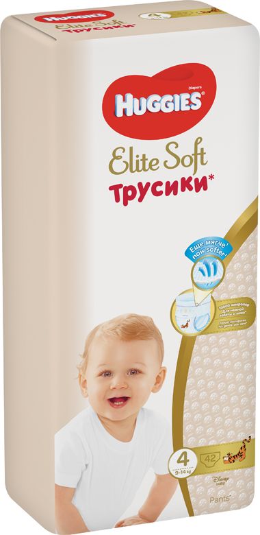 HUGGIES Elite Soft Pants jednorázové pleny vel. 4, 42 ks - obrázek 1