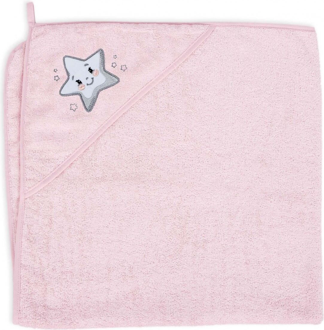 CEBA Osuška s kapucí Froté 100 x 100 Star Pink - obrázek 1
