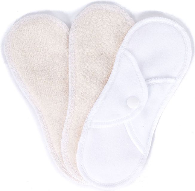 BAMBOOLIK Látkové menstruační vložky Biobavlna sada 3ks PAT - obrázek 1