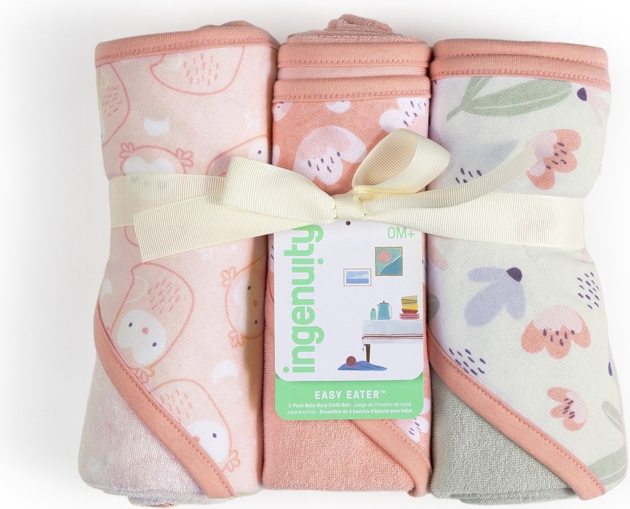 INGENUITY Osuška s kapucí Clean&Cuddly Edi 3ks - obrázek 2