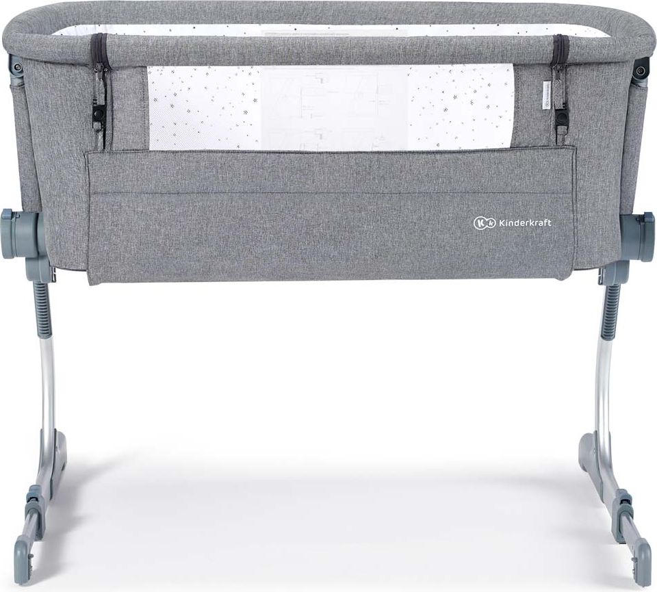 KINDERKRAFT Postýlka dětská Uno UP Grey - obrázek 1