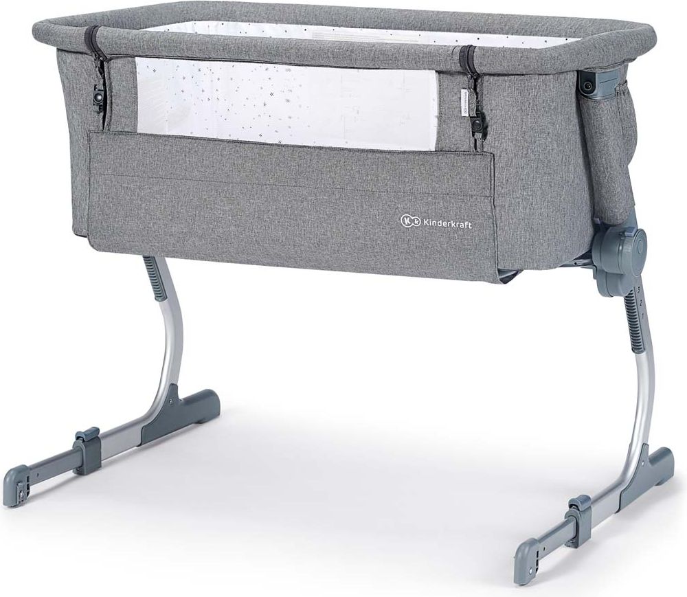 KINDERKRAFT Postýlka dětská Uno UP Grey - obrázek 2