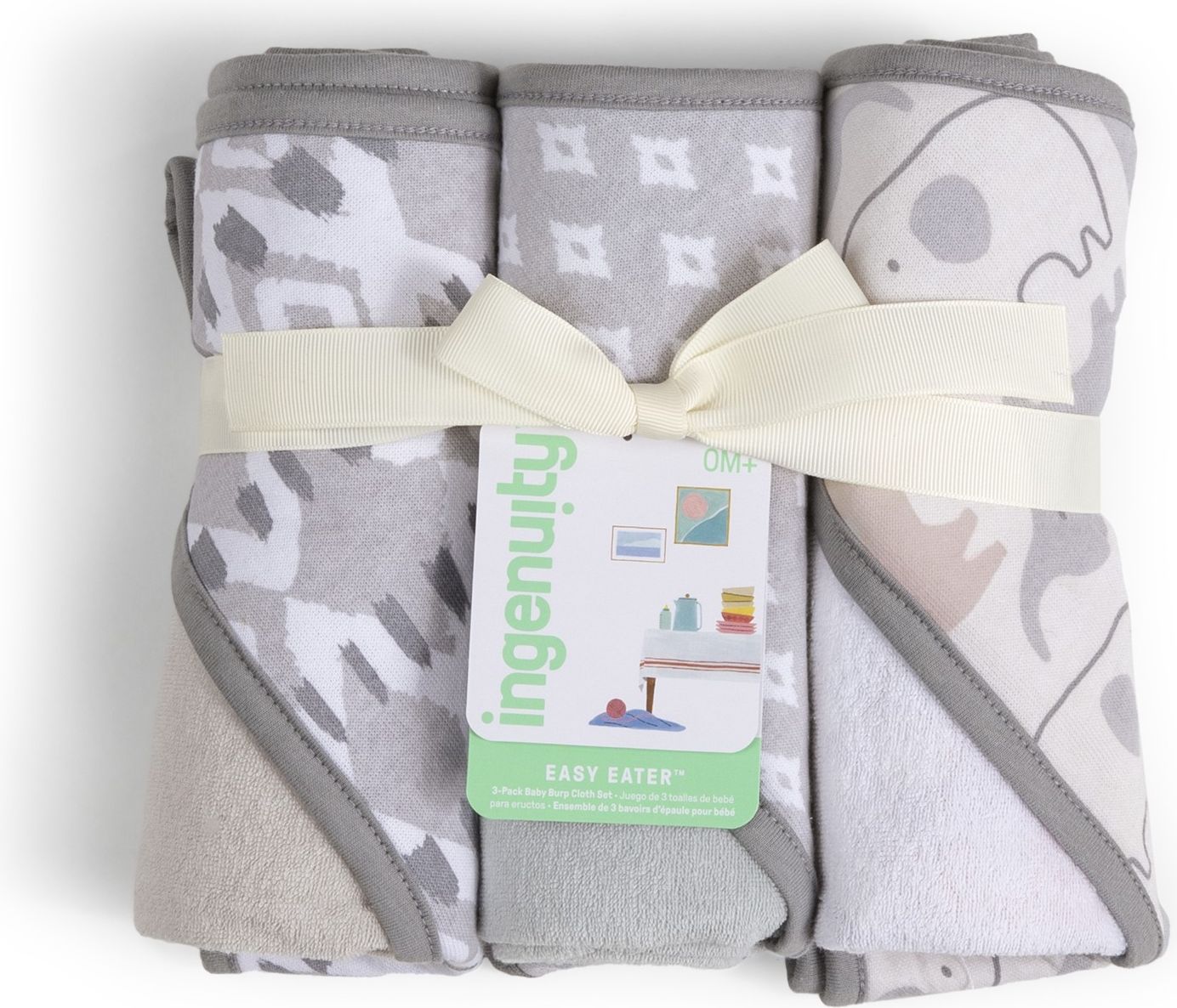 INGENUITY Osuška s kapucí Clean&Cuddly Grazer 3ks - obrázek 2