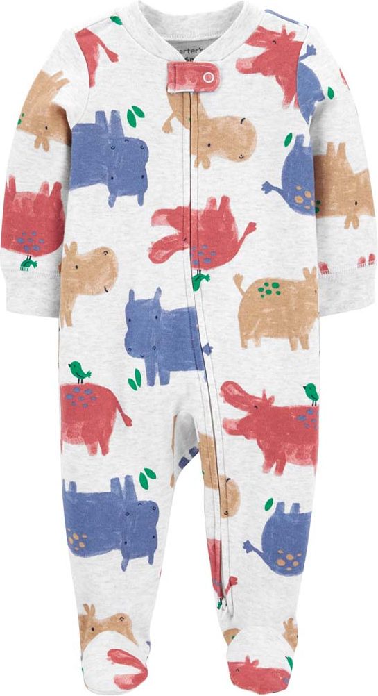 CARTER'S Overal zip oboustranný Hippo chlapec PRE - obrázek 1