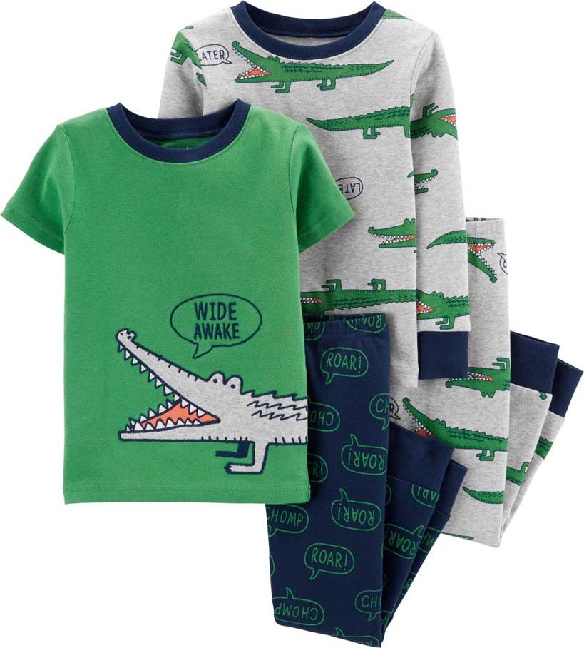 CARTER'S Pyžamo krátký a dlouhý rukáv Aligator chlapec 2ks 18m - obrázek 1