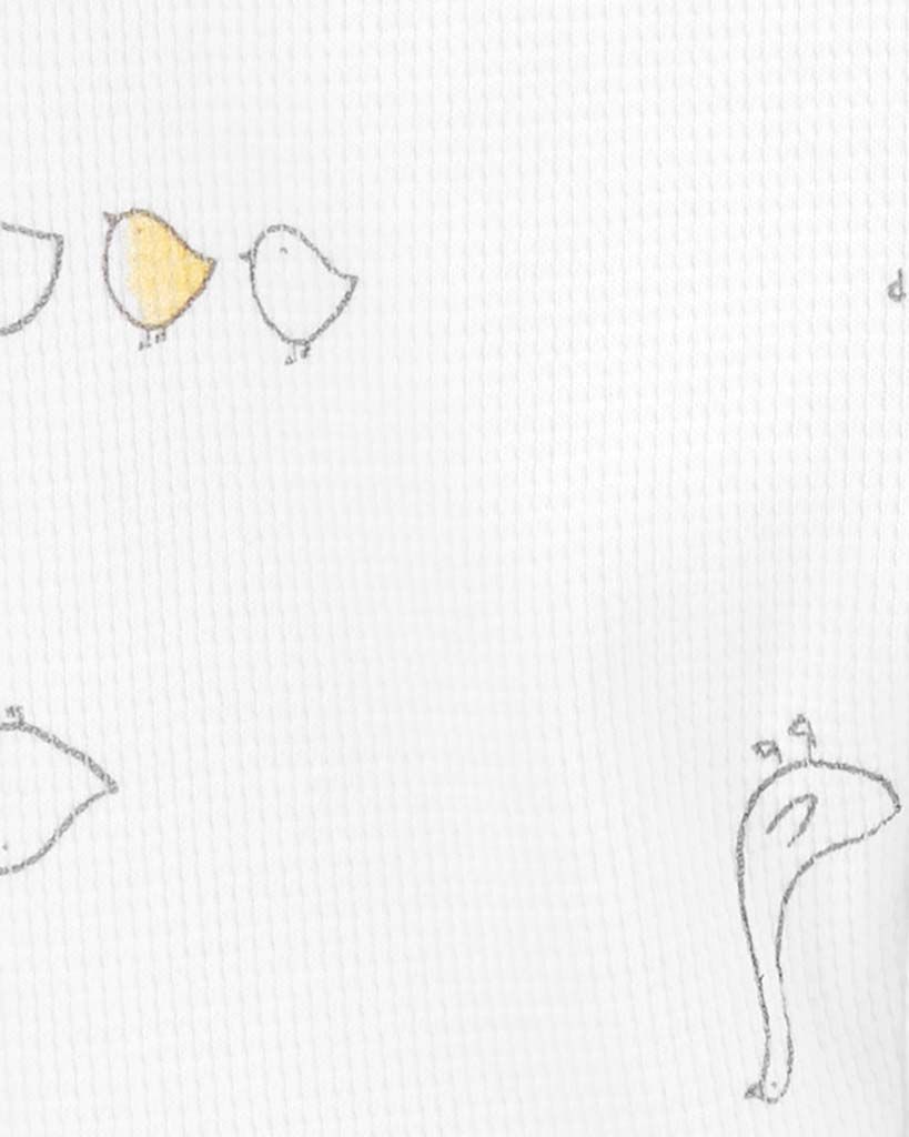 CARTER'S Overal zip oboustranný White neutrál 3m - obrázek 2
