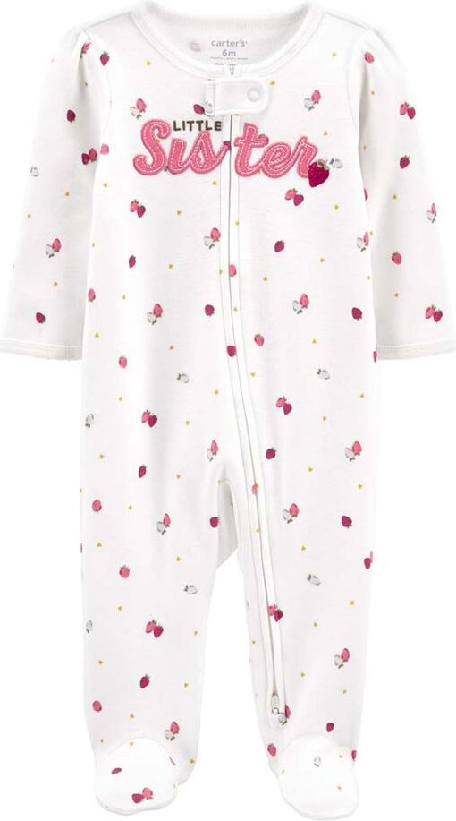 CARTER'S Overal zip oboustranný White Sister dívka 3m - obrázek 1