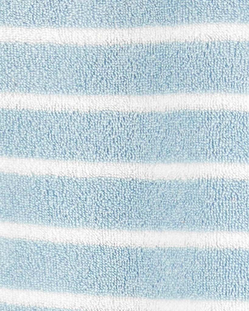 CARTER'S Overal zip oboustranný Blue Stripe chlapec NB - obrázek 2