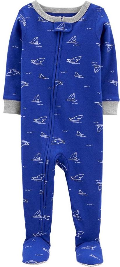 CARTER'S Overal zip oboustranný Shark chlapec 24m - obrázek 1