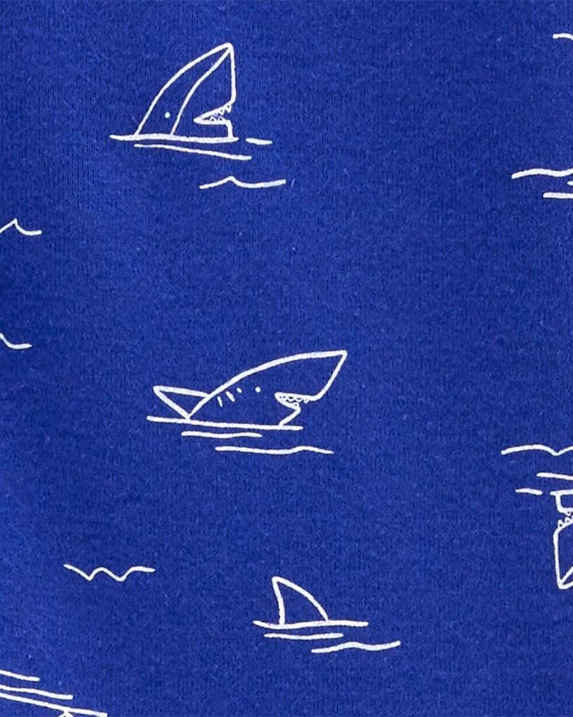 CARTER'S Overal zip oboustranný Shark chlapec 24m - obrázek 2