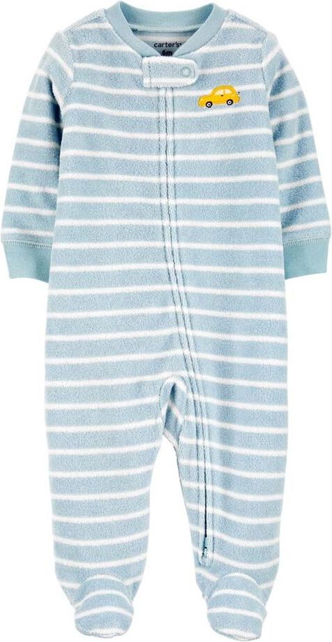CARTER'S Overal zip oboustranný Blue Stripe chlapec 6m - obrázek 1