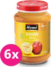 6x HAMÉ Příkrm ovocný Banán 190 g 4+ - obrázek 1
