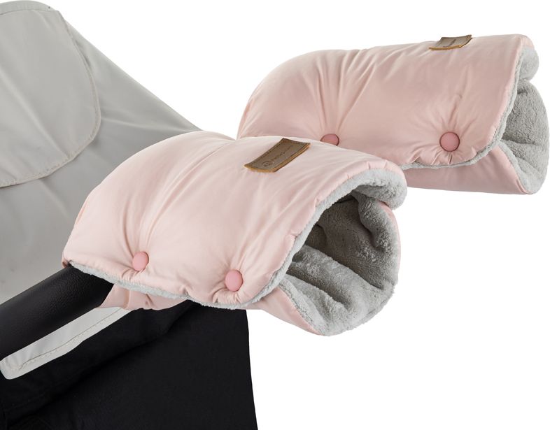 PETITE&MARS Rukávník / rukavice Jasie na kočárek Flamingo Pink - obrázek 1