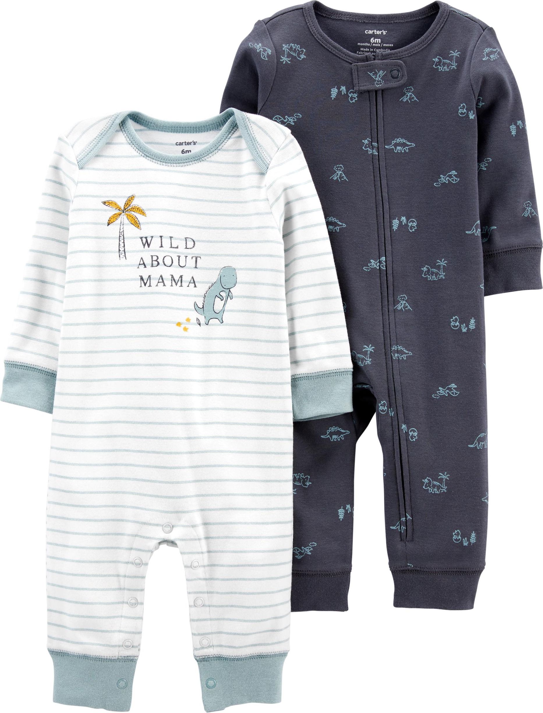 CARTER'S Overal 2ks Blue chlapec LBB 9m, vel. 74 - obrázek 1