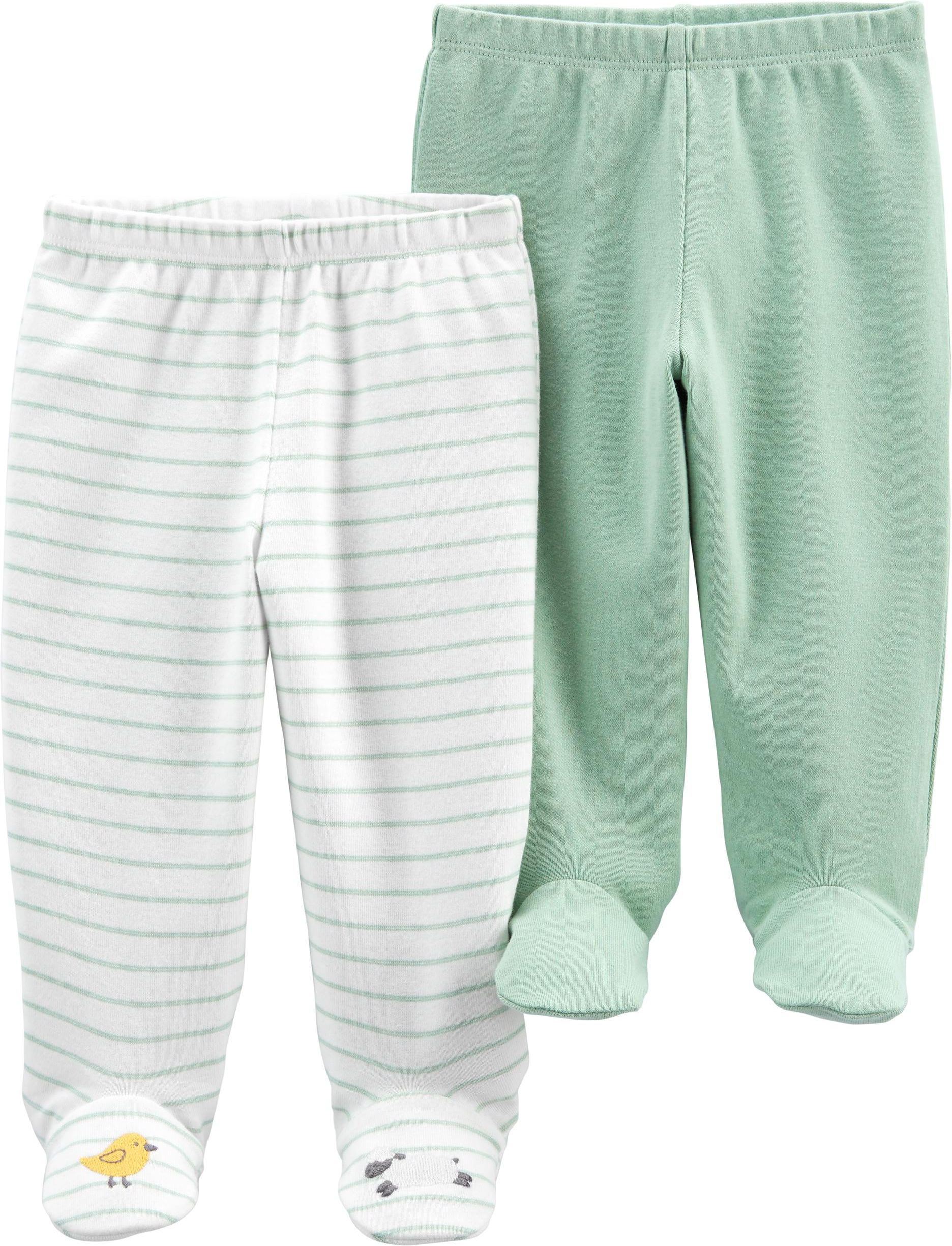 CARTER'S Polodupačky Whitemint neutrál LBB 2ks PRE, vel. 46 - obrázek 1