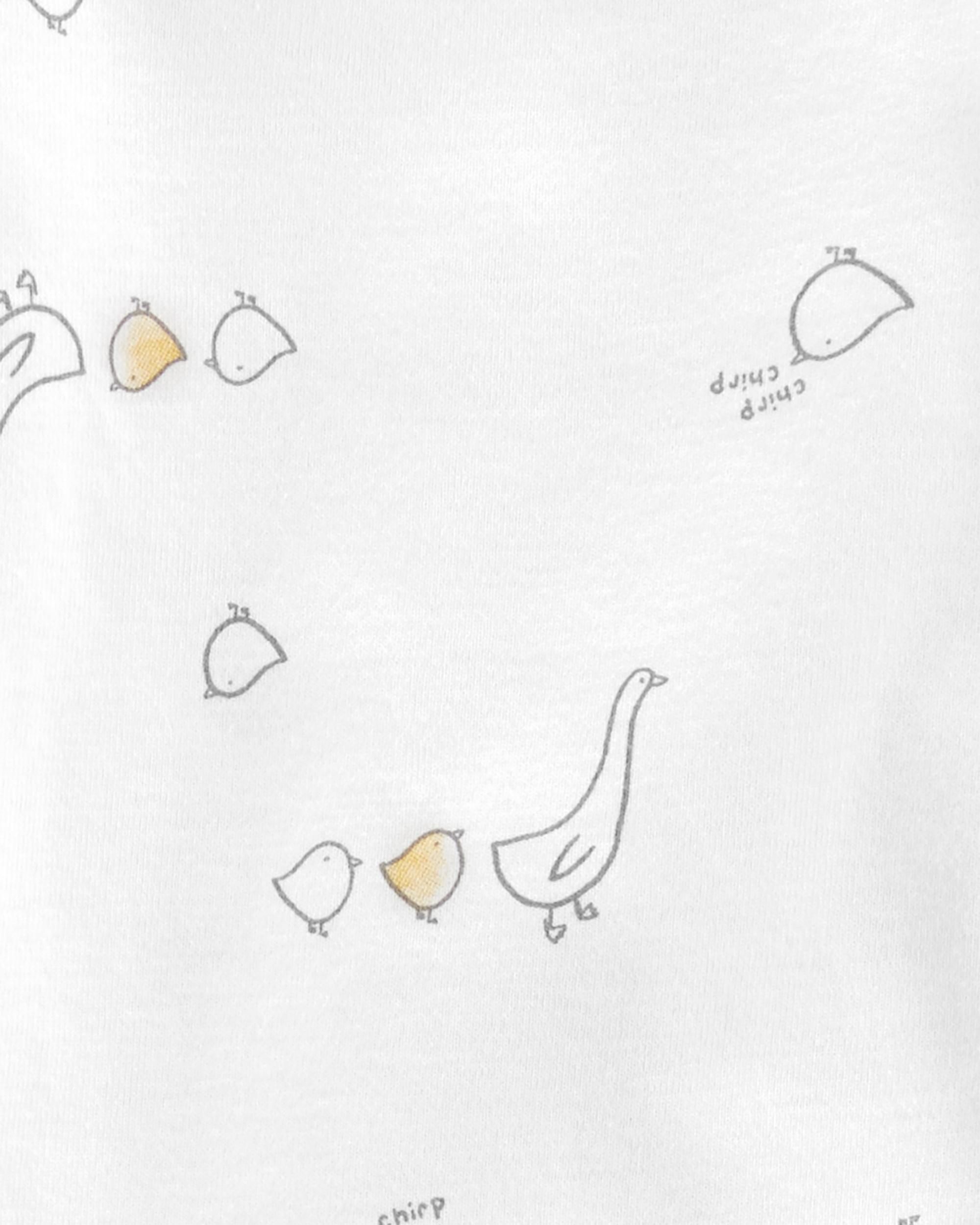 CARTER'S Set 3dílný body kr. rukáv, body dl. rukáv, tepláky Grey Chick neutrál LBB 9m, vel. 74 - obrázek 2