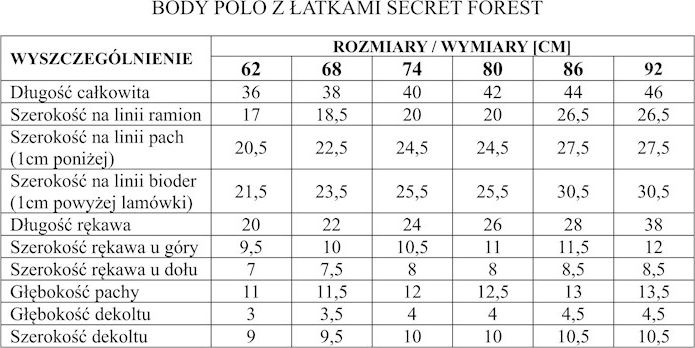 PINOKIO Body polo dlouhý rukáv Secret Forest vel. 68 navy - obrázek 2