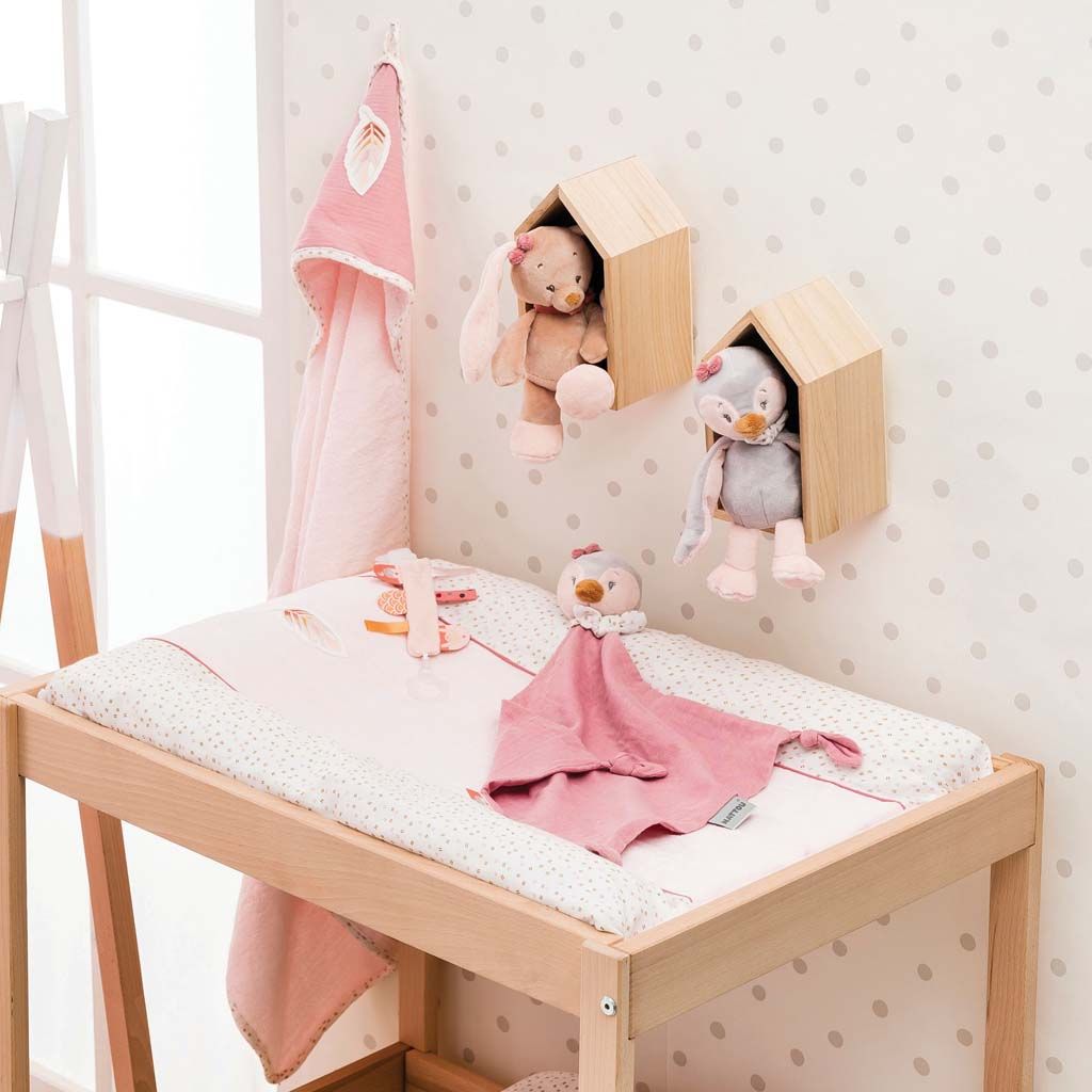 NATTOU Hračka plyšová chrastící zajíček Pauline PS 20 cm - obrázek 2
