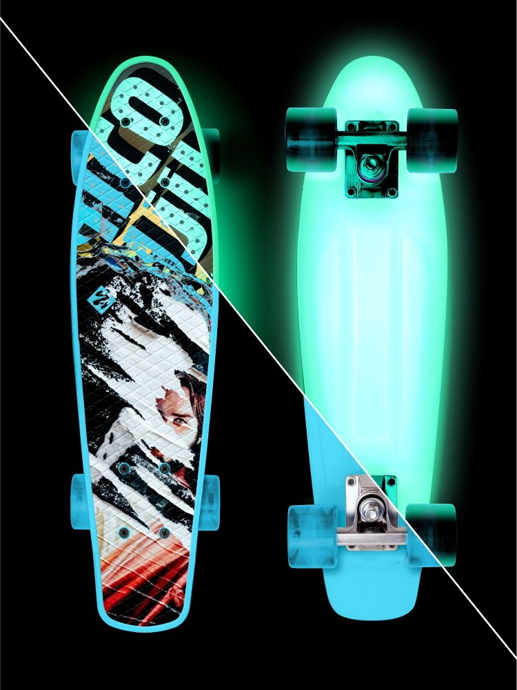 Street Surfing Beach Board Glow Rough Poster - obrázek 1