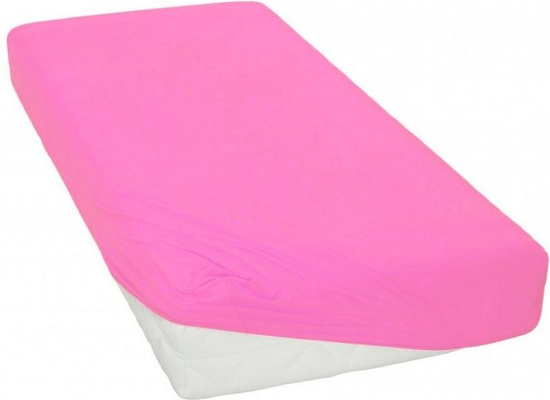 Polášek Holešov s.r.o. · Sytě růžové jersey prostěradlo do malé dětské postýlky, nebo kolébky - 100% bavlna - 70 x 140 cm - obrázek 1