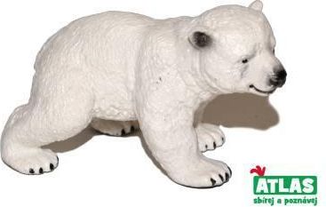 A - Figurka Medvěd lední mládě 6,5 cm - obrázek 1