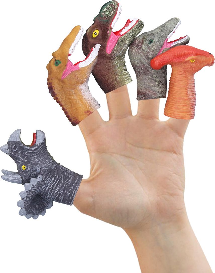 Dinosauři na prsty 5 ks - obrázek 1