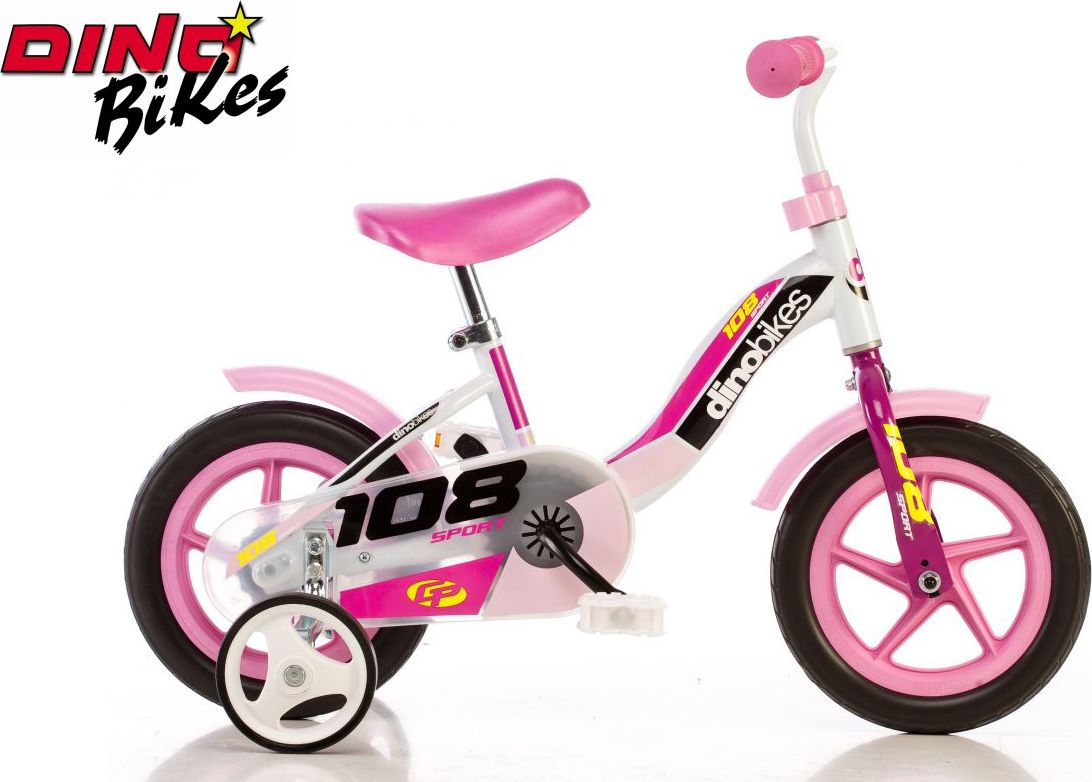Dino Bikes Dětské kolo růžové - obrázek 1