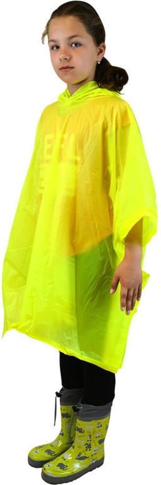 Poncho PVC neonová-žlutá vel. dětská - obrázek 1