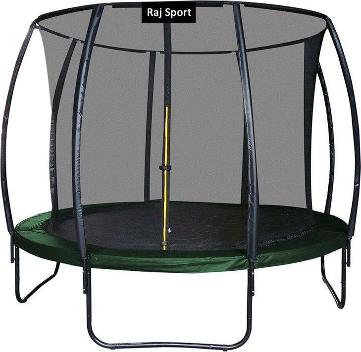 Raj Sport tm. zelená trampolína 305cm s vnitřní sítí a žebříkem - obrázek 1