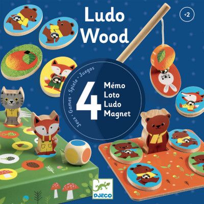 Ludo Wood – sada 4 her (v lese) - obrázek 1