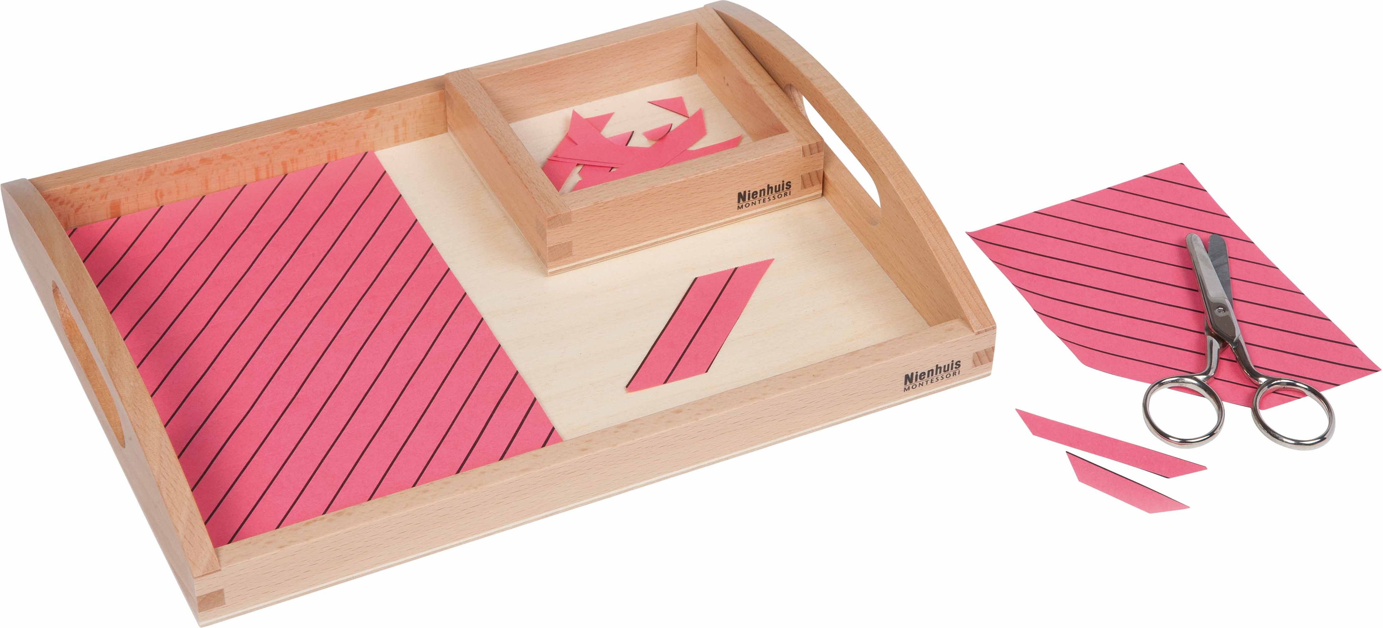 Nienhuis Montessori Cutting And Scissor Tray - obrázek 1